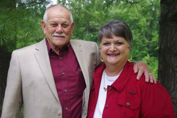 Ken, an elder & his wife Collette Teson